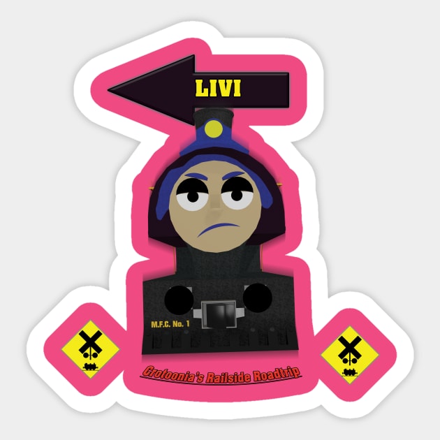 Crotoonia's Railside Roadtrip - Livi Sticker by TheMilanTooner